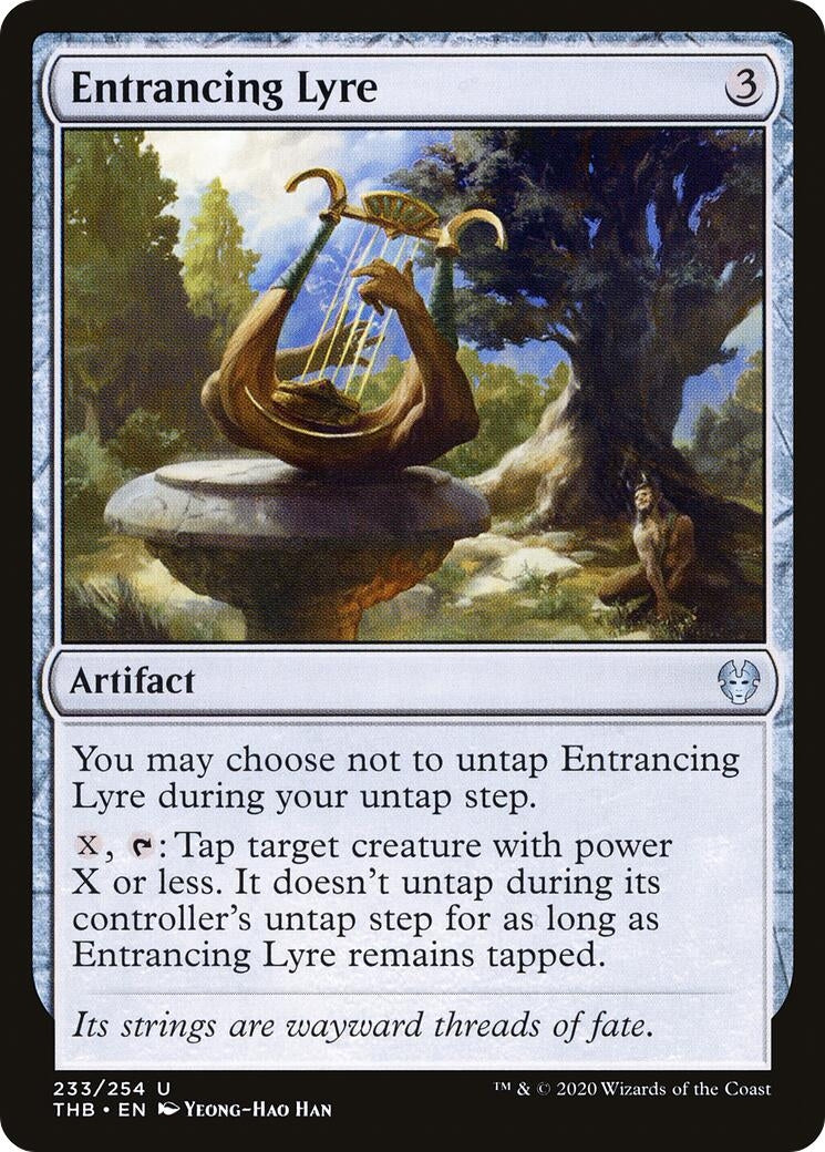 Image for Entrancing Lyre (233) [Theros Beyond Death] - Magic: The Gathering