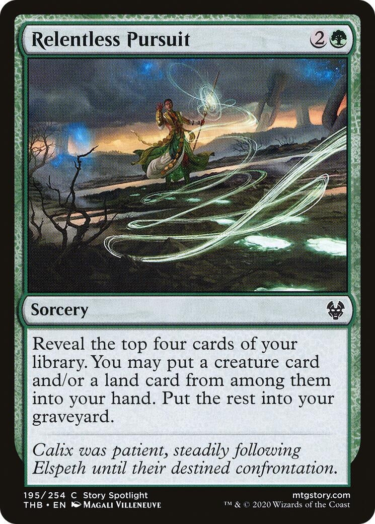 Image for Relentless Pursuit (195) [Theros Beyond Death] - Magic: The Gathering