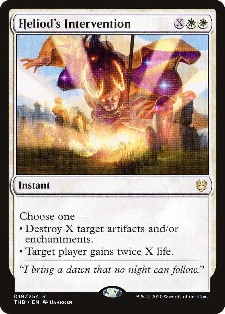 Image for Heliod's Intervention (19) [Theros Beyond Death] - Magic: The Gathering