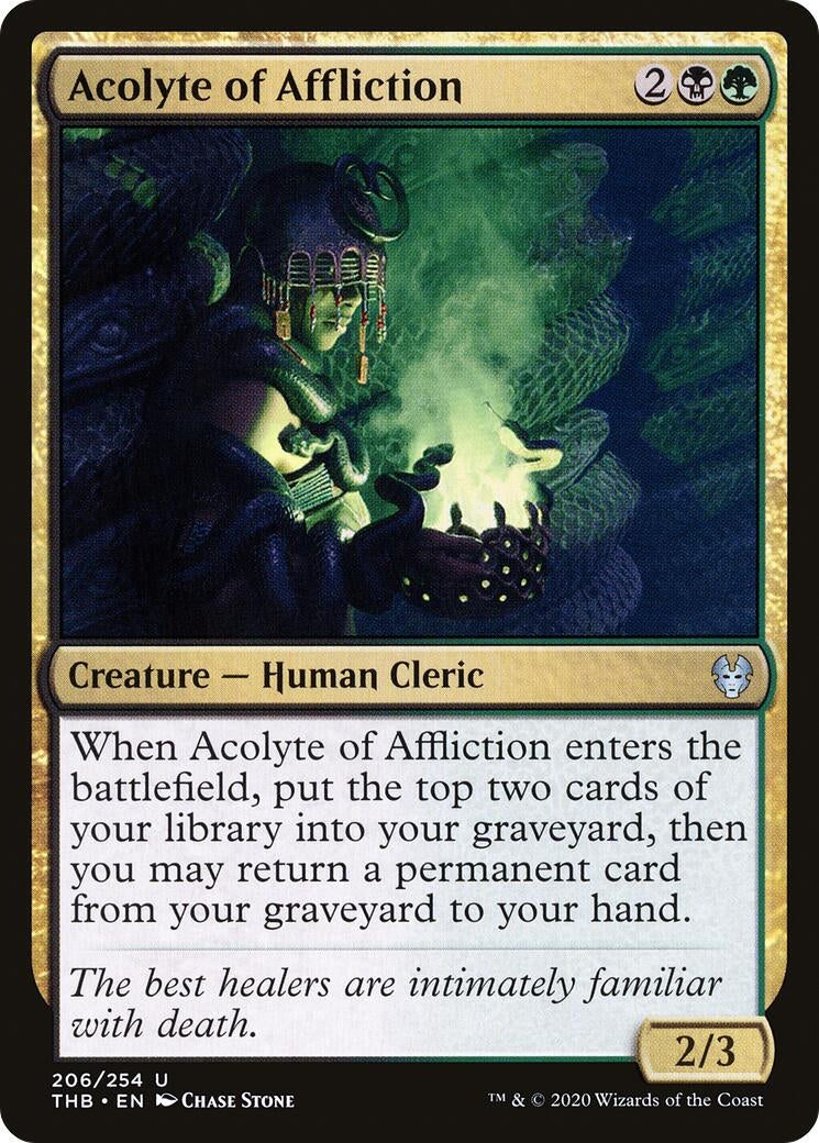 Acolyte of Affliction (206) [Theros Beyond Death]