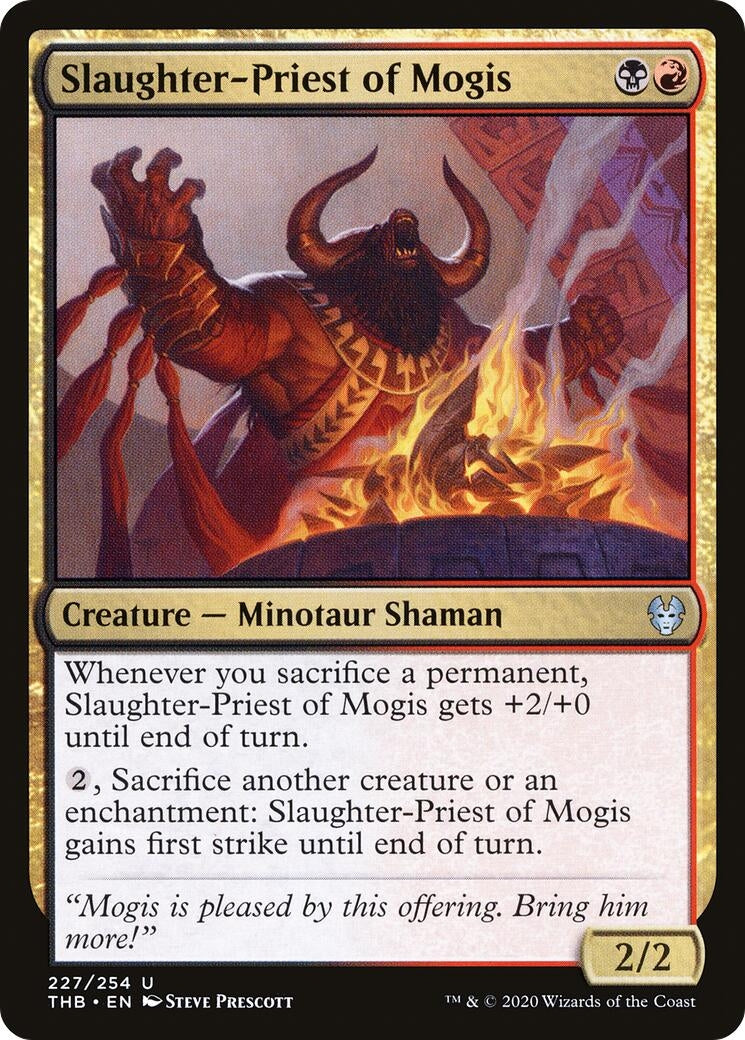 Image for Slaughter-Priest of Mogis (227) [Theros Beyond Death] - Magic: The Gathering