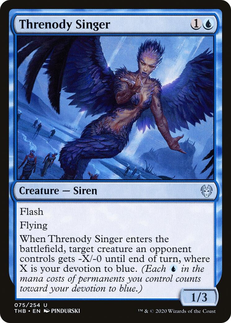 Image for Threnody Singer (75) [Theros Beyond Death] - Magic: The Gathering