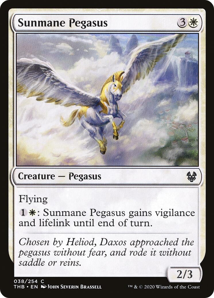 Sunmane Pegasus (38) [Theros Beyond Death]