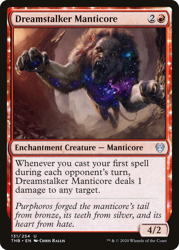 Image for Dreamstalker Manticore (131) [Theros Beyond Death] - Magic: The Gathering