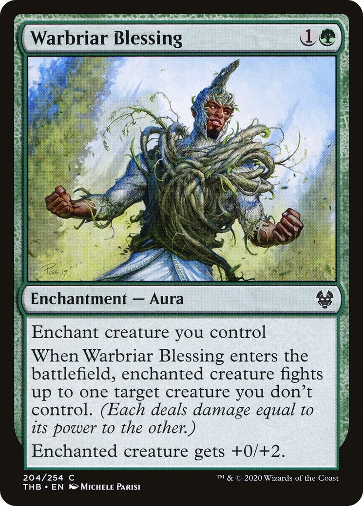 Image for Warbriar Blessing (204) [Theros Beyond Death] - Magic: The Gathering