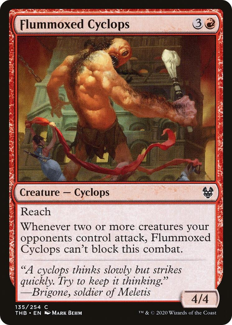 Image for Flummoxed Cyclops (135) [Theros Beyond Death] - Magic: The Gathering