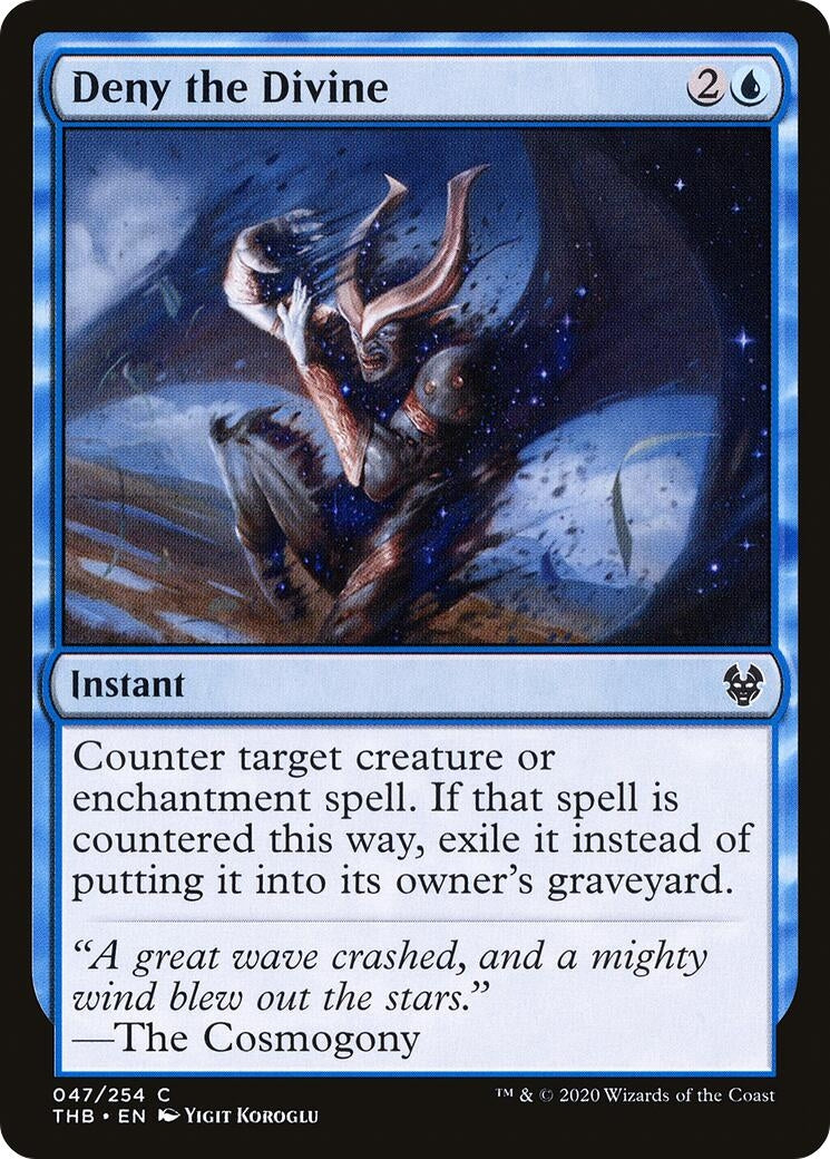 Image for Deny the Divine (47) [Theros Beyond Death] - Magic: The Gathering