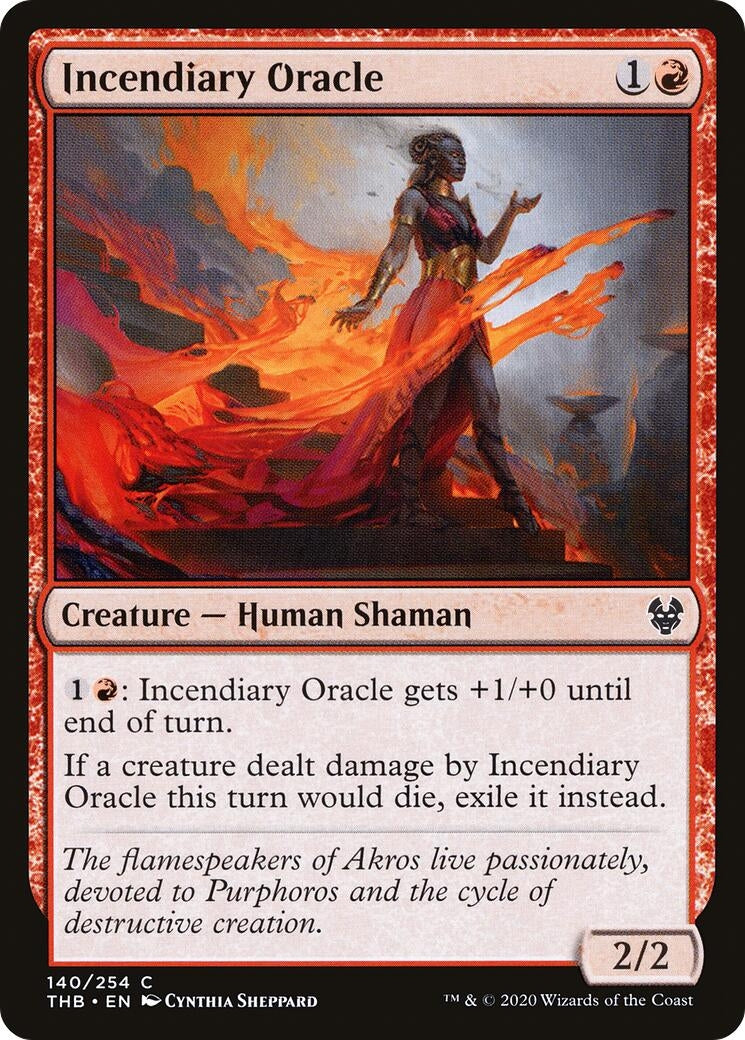 Image for Incendiary Oracle (140) [Theros Beyond Death] - Magic: The Gathering