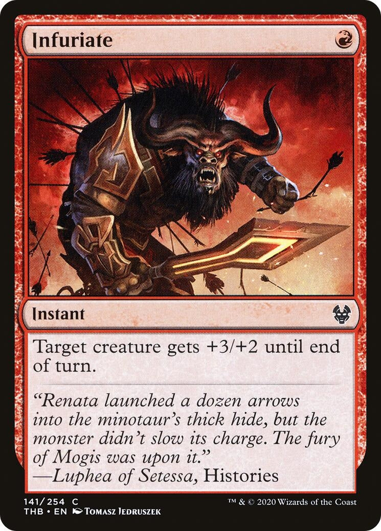 Image for Infuriate (141) [Theros Beyond Death] - Magic: The Gathering