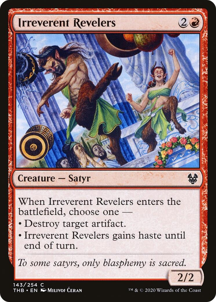 Image for Irreverent Revelers (143) [Theros Beyond Death] - Magic: The Gathering