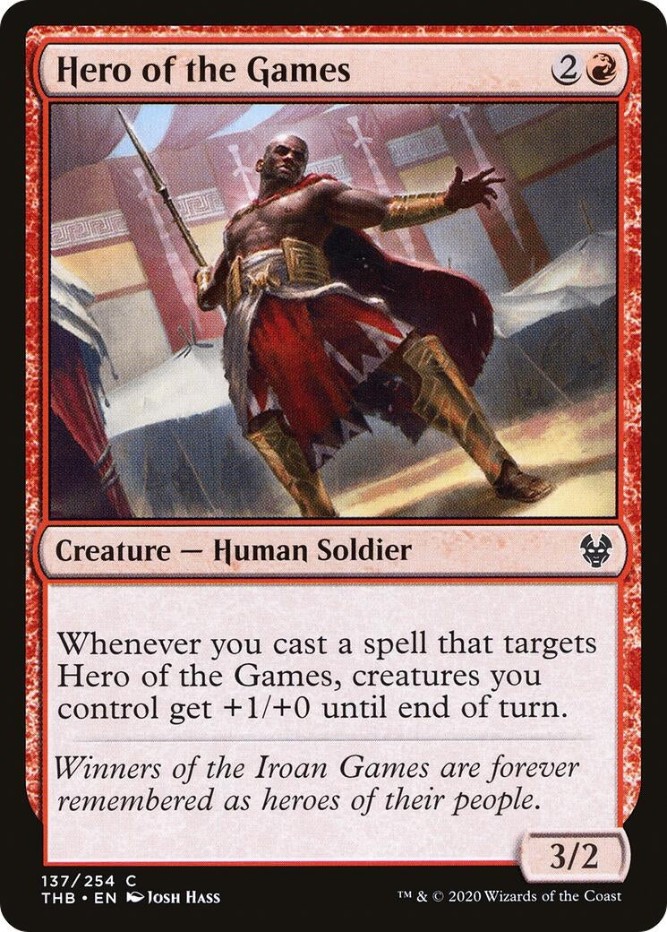Image for Hero of the Games (137) [Theros Beyond Death] - Magic: The Gathering