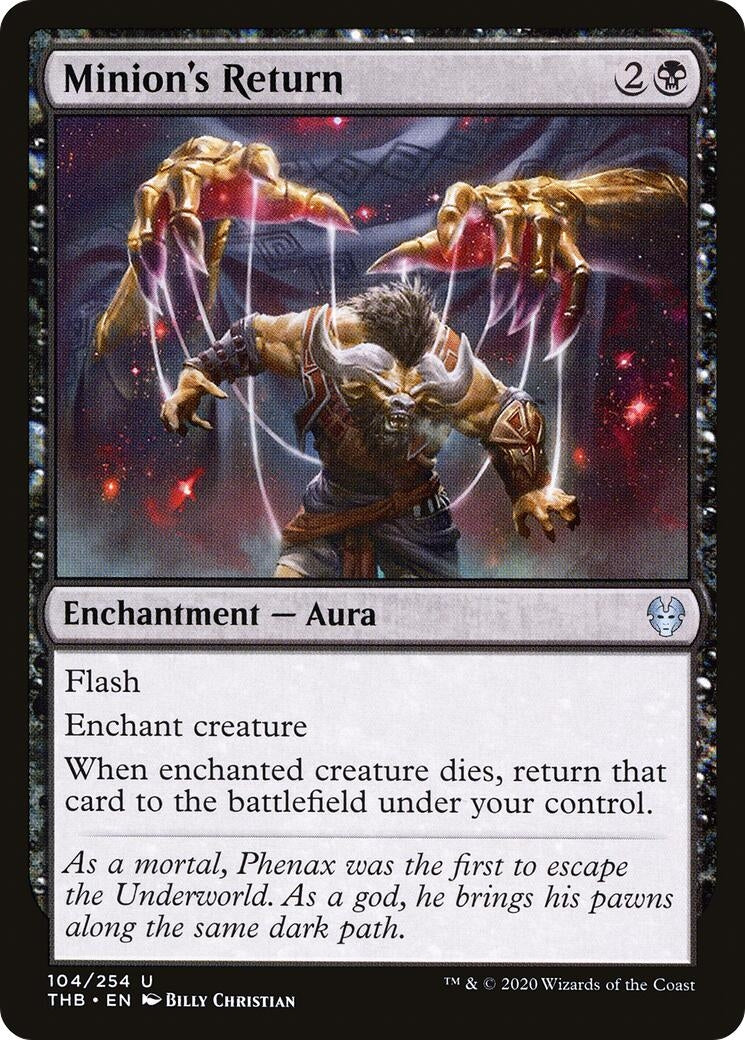 Image for Minion's Return (104) [Theros Beyond Death] - Magic: The Gathering
