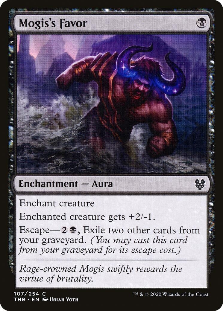 Image for Mogis's Favor (107) [Theros Beyond Death] - Magic: The Gathering