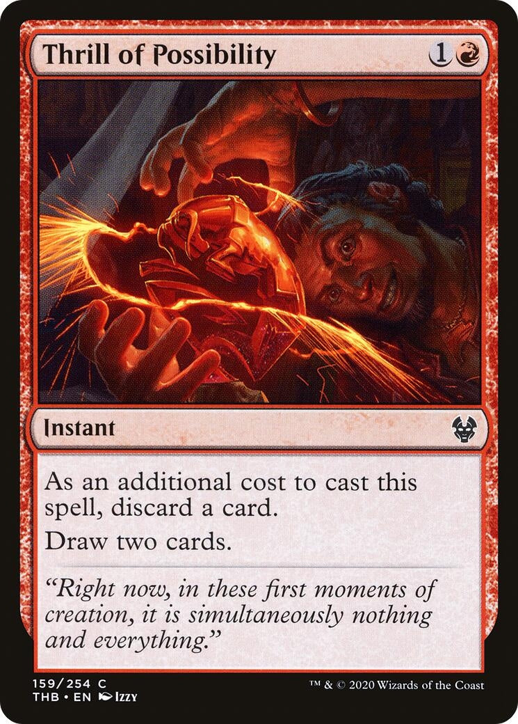 Image for Thrill of Possibility (159) [Theros Beyond Death] - Magic: The Gathering