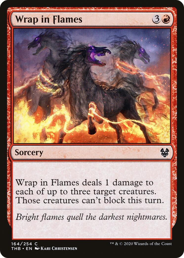 Wrap in Flames (164) [Theros Beyond Death]