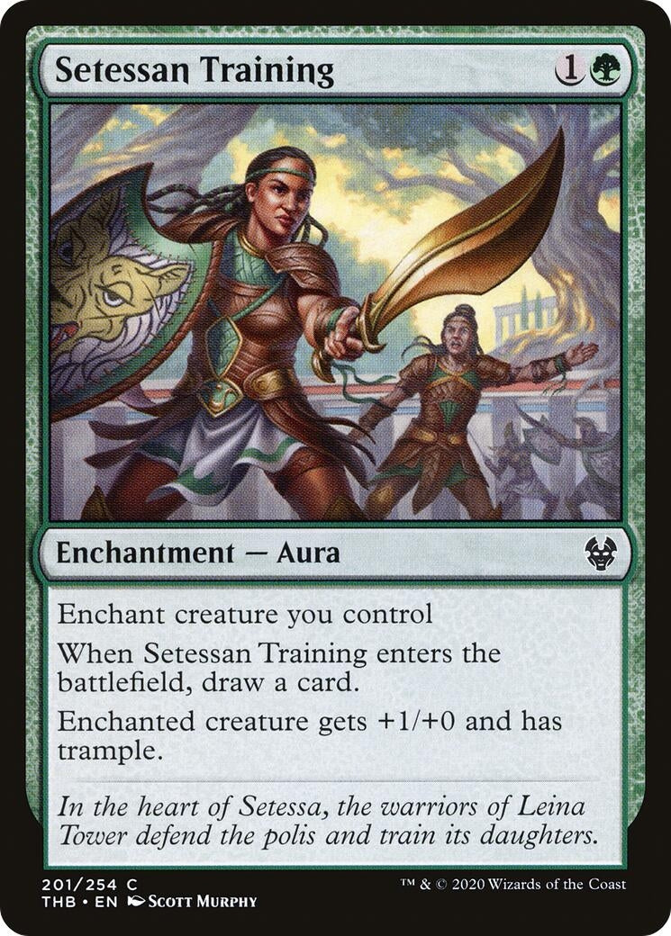 Image for Setessan Training (201) [Theros Beyond Death] - Magic: The Gathering