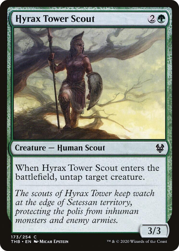 Image for Hyrax Tower Scout (173) [Theros Beyond Death] - Magic: The Gathering