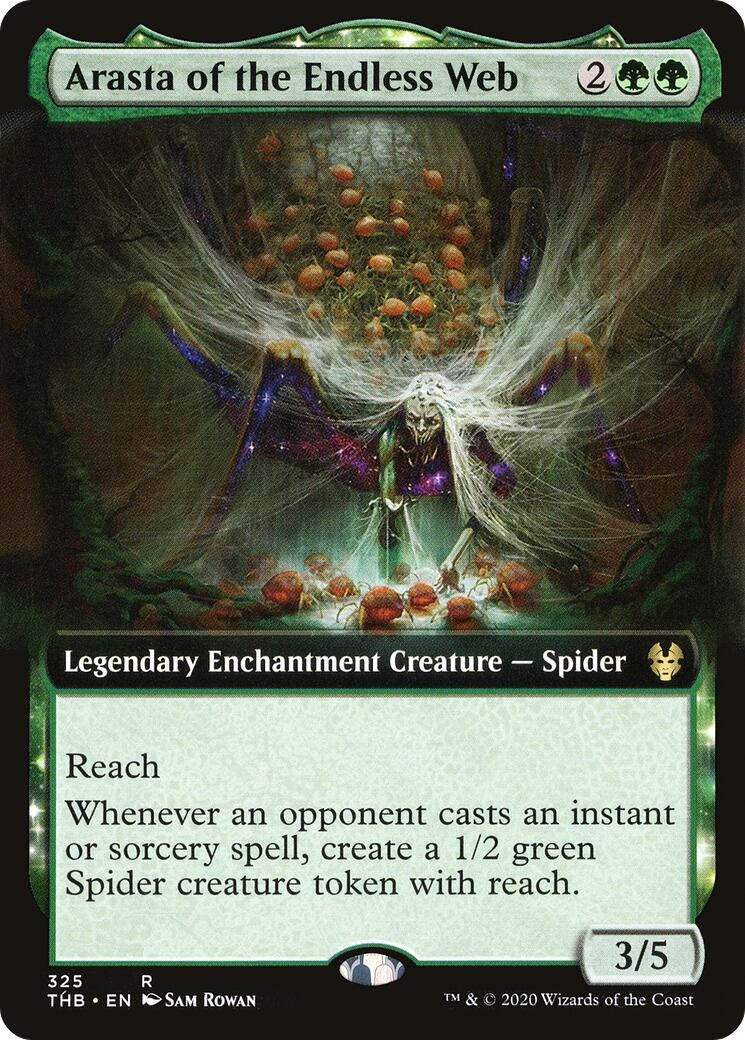 Image for Arasta of the Endless Web (Extended Art) (325) [Theros Beyond Death] - Magic: The Gathering