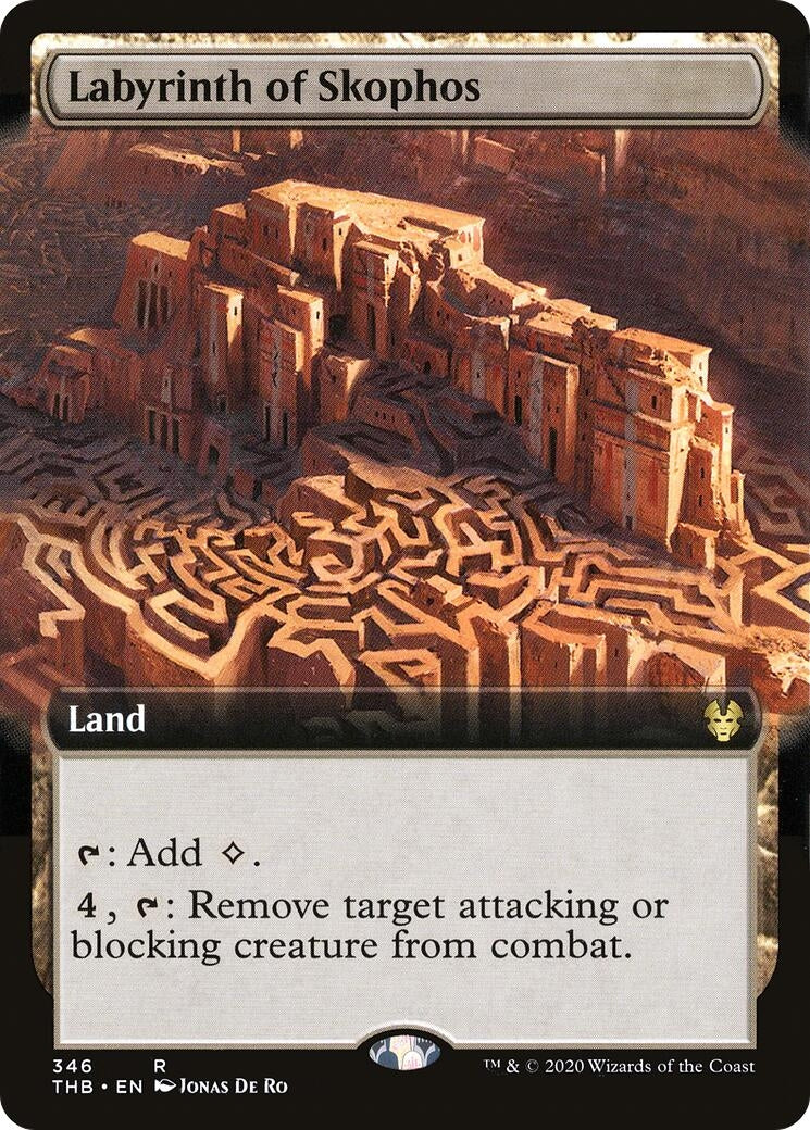 Image for Labyrinth of Skophos (Extended Art) (346) [Theros Beyond Death] - Magic: The Gathering
