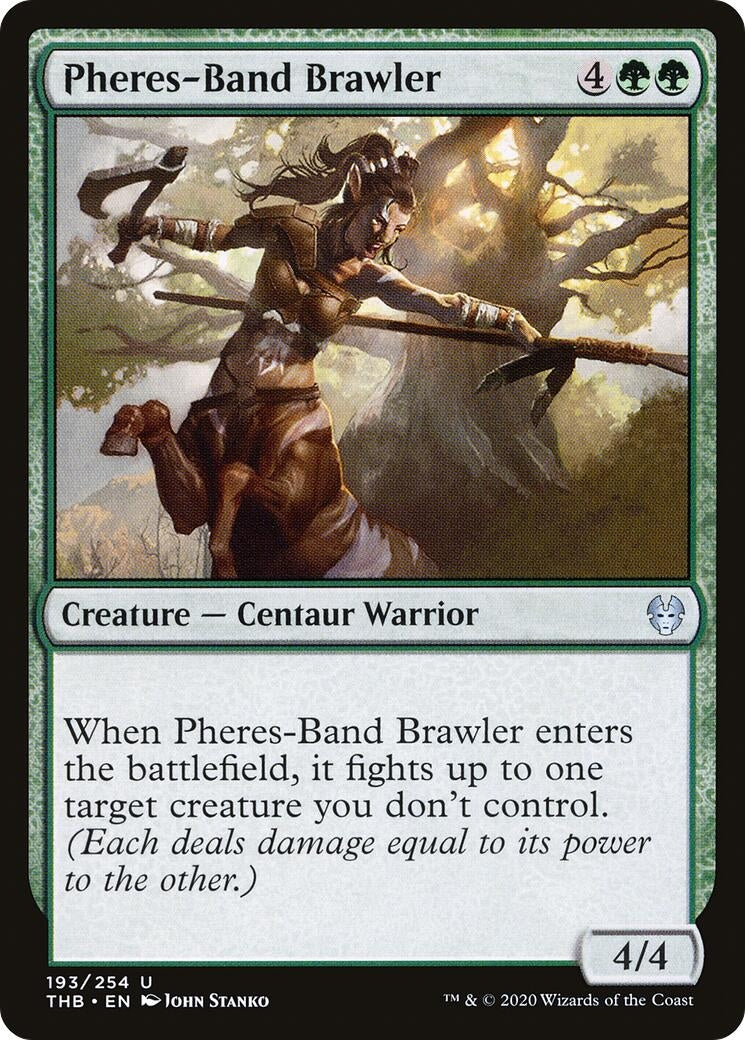 Image for Pheres-Band Brawler (193) [Theros Beyond Death] - Magic: The Gathering
