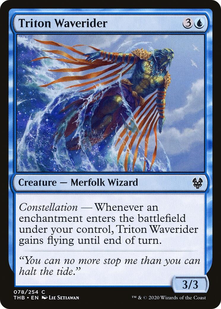 Image for Triton Waverider (78) [Theros Beyond Death] - Magic: The Gathering