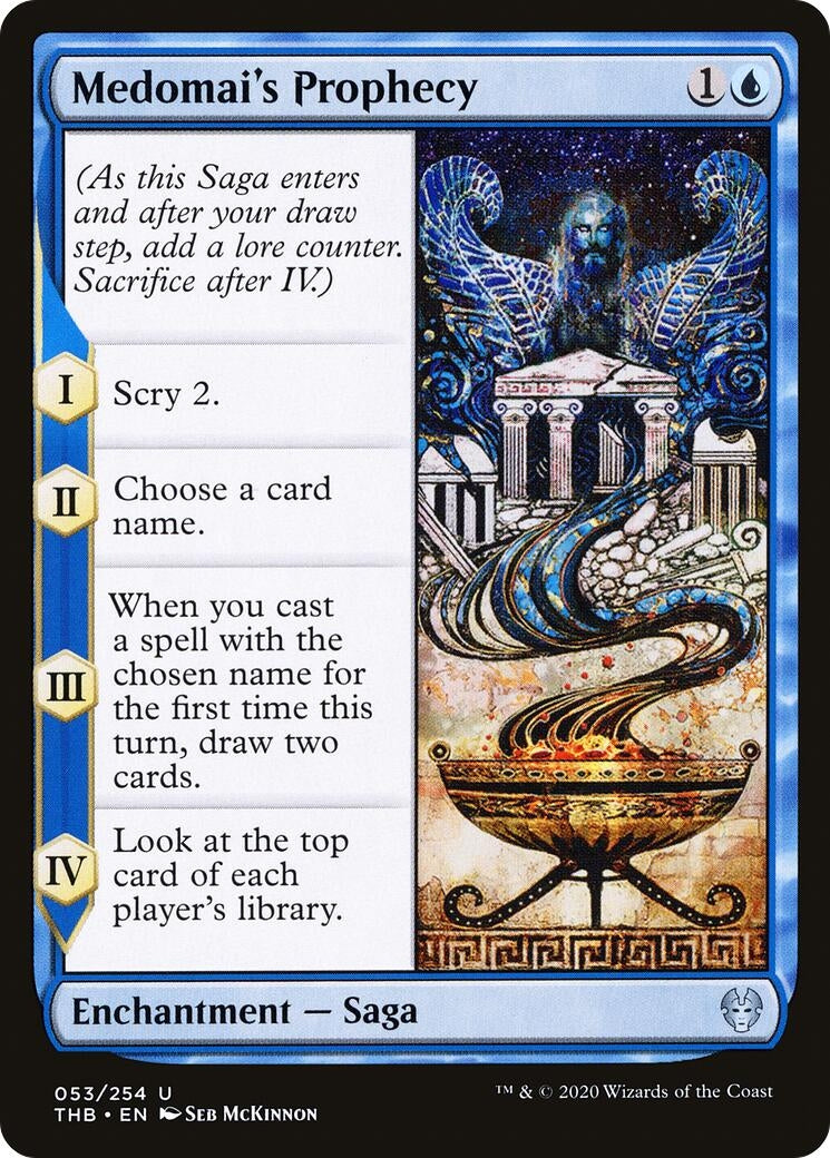 Image for Medomai's Prophecy (53) [Theros Beyond Death] - Magic: The Gathering