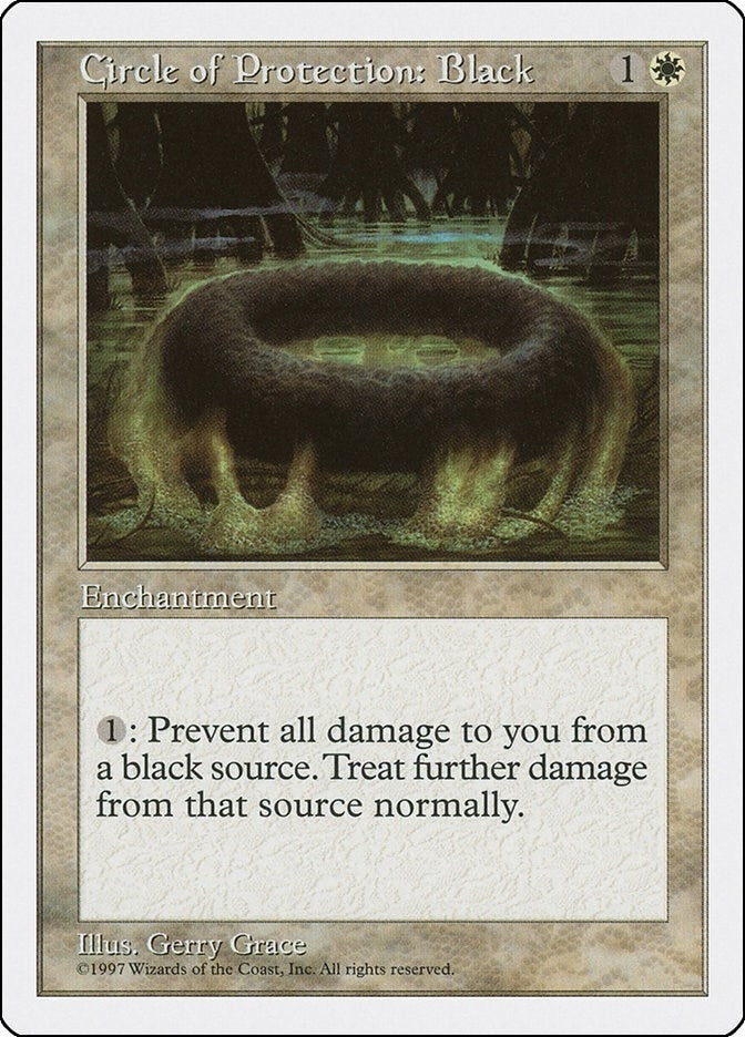 Circle of Protection: Black [Fifth Edition]