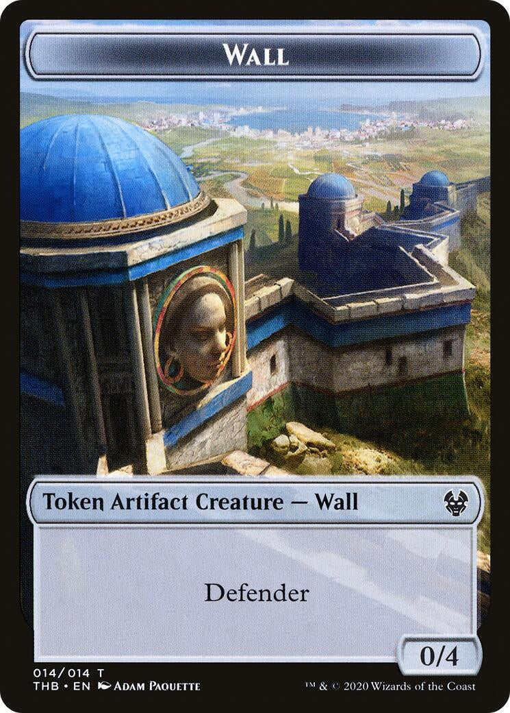 Image for Wall Token (14) [Theros Beyond Death] - Magic: The Gathering