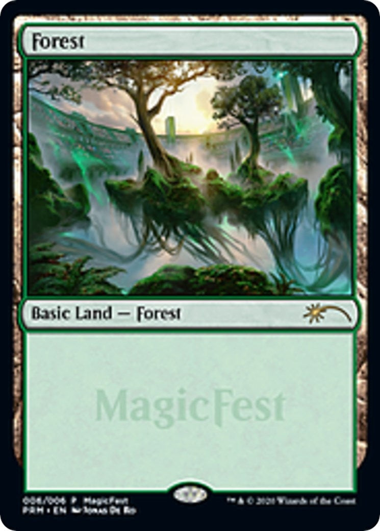 Image for Forest (2020) (6) [MagicFest Cards] - Magic: The Gathering