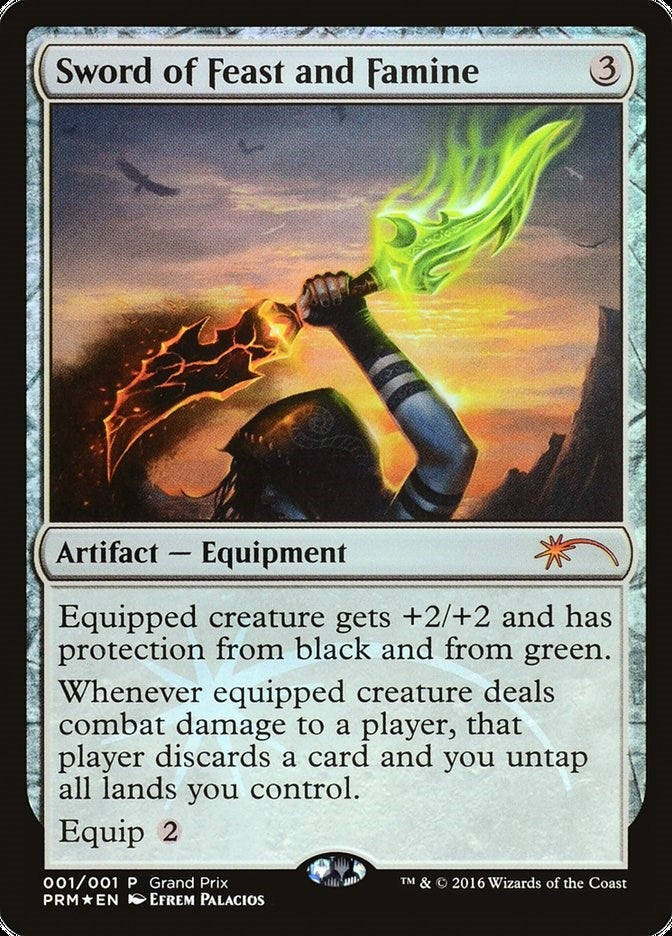 Image for Sword of Feast and Famine (1) [Grand Prix Promos] - Magic: The Gathering