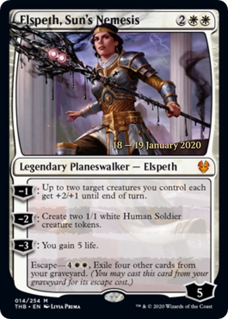Image for Elspeth, Sun's Nemesis (14) [Prerelease Cards] - Magic: The Gathering