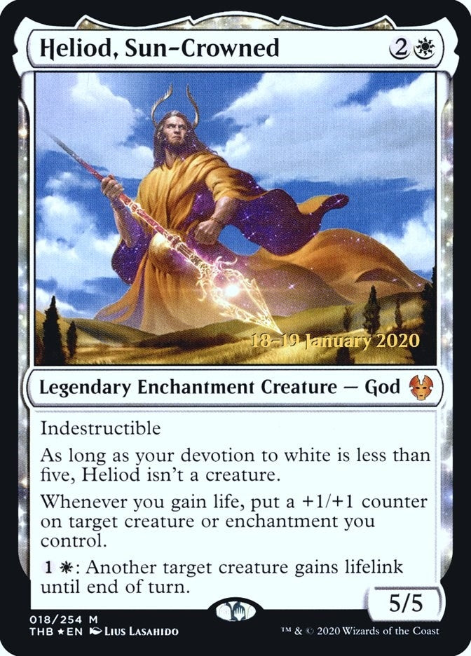 Image for Heliod, Sun-Crowned (18) [Prerelease Cards] - Magic: The Gathering