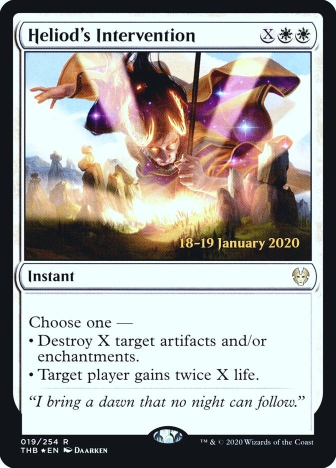 Image for Heliod's Intervention (19) [Prerelease Cards] - Magic: The Gathering