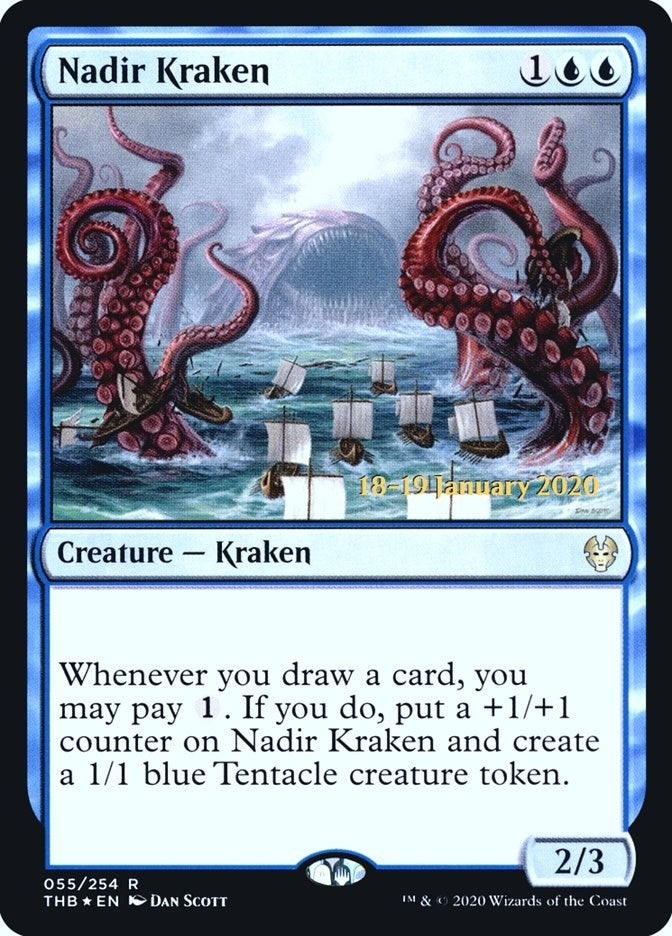 Image for Nadir Kraken (55) [Prerelease Cards] - Magic: The Gathering