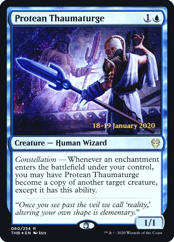 Image for Protean Thaumaturge (60) [Prerelease Cards] - Magic: The Gathering