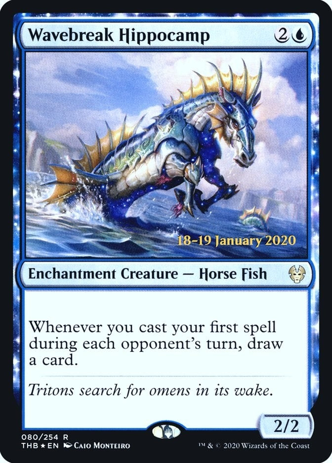 Image for Wavebreak Hippocamp (80) [Prerelease Cards] - Magic: The Gathering