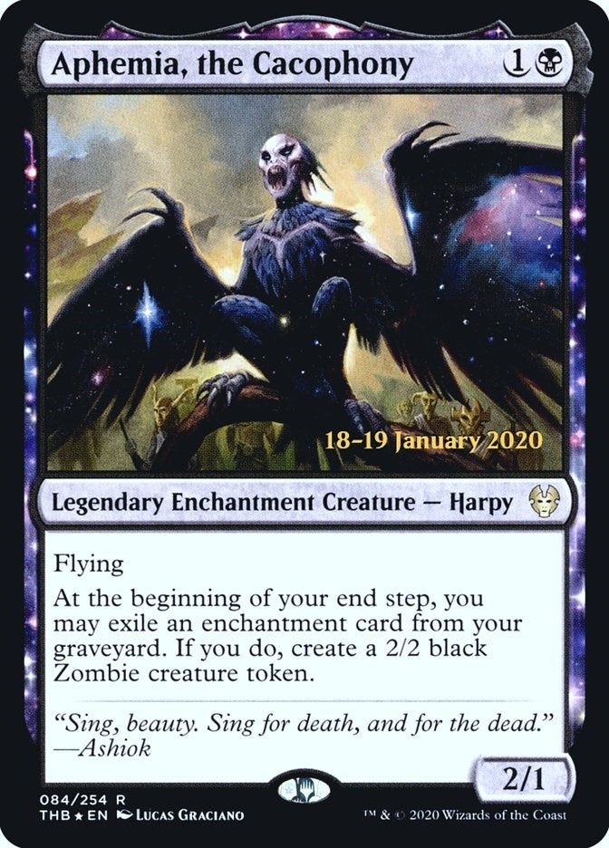 Image for Aphemia, the Cacophony (84) [Prerelease Cards] - Magic: The Gathering