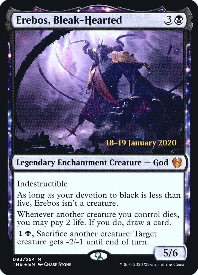 Image for Erebos, Bleak-Hearted (93) [Prerelease Cards] - Magic: The Gathering