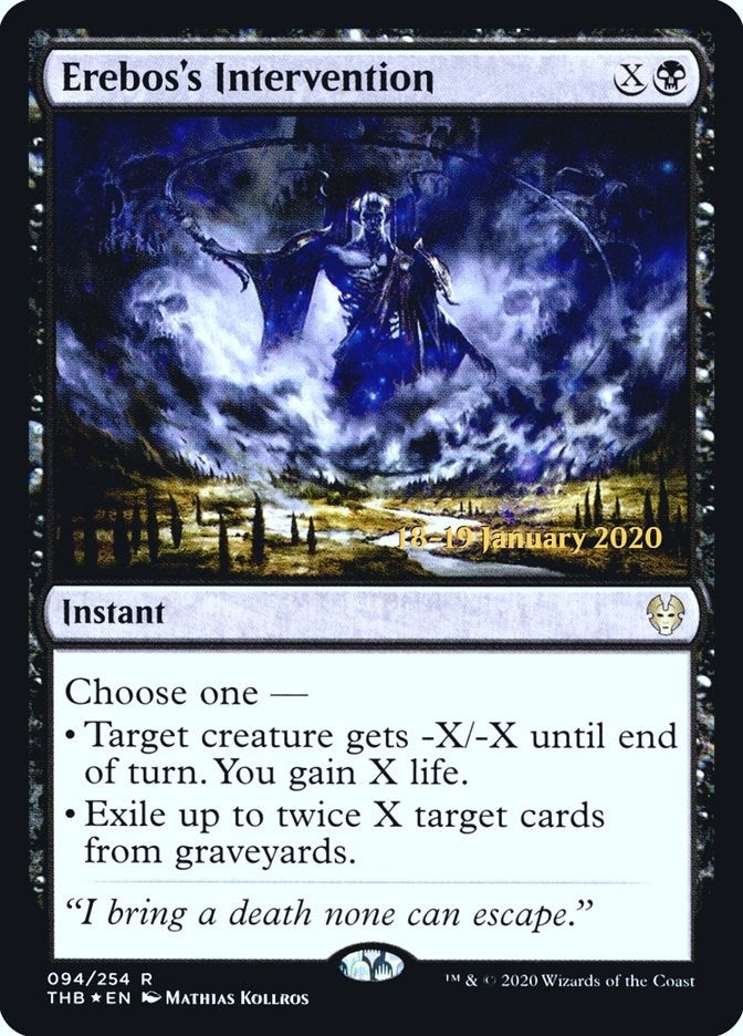 Image for Erebos's Intervention (94) [Prerelease Cards] - Magic: The Gathering