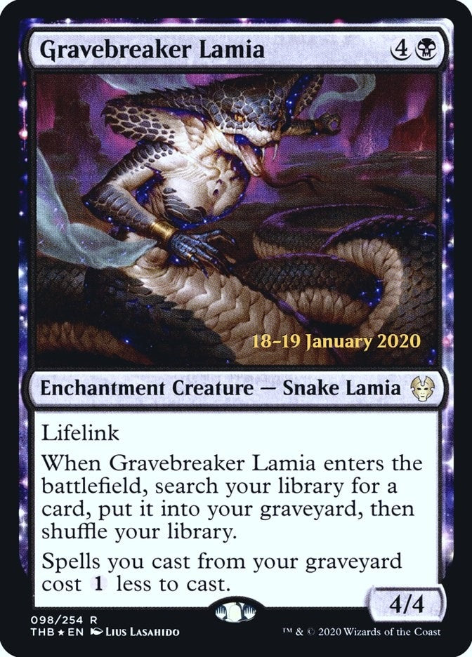 Image for Gravebreaker Lamia (98) [Prerelease Cards] - Magic: The Gathering