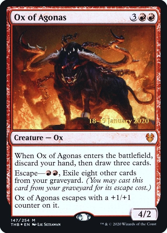 Image for Ox of Agonas (147) [Prerelease Cards] - Magic: The Gathering