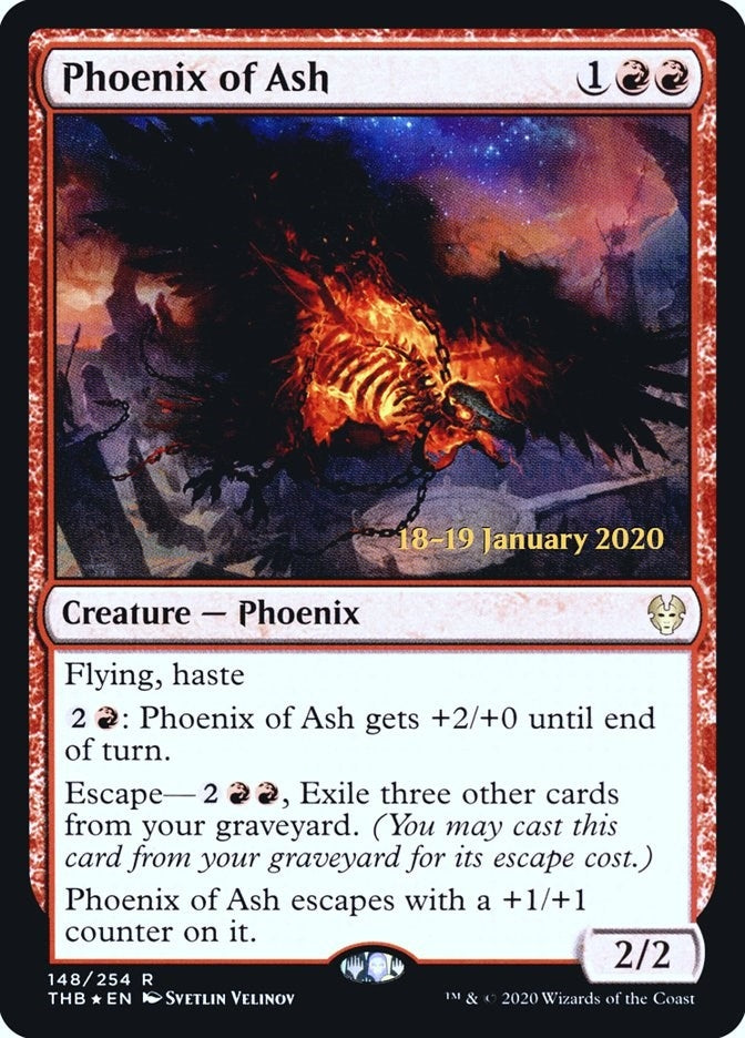 Image for Phoenix of Ash (148) [Prerelease Cards] - Magic: The Gathering