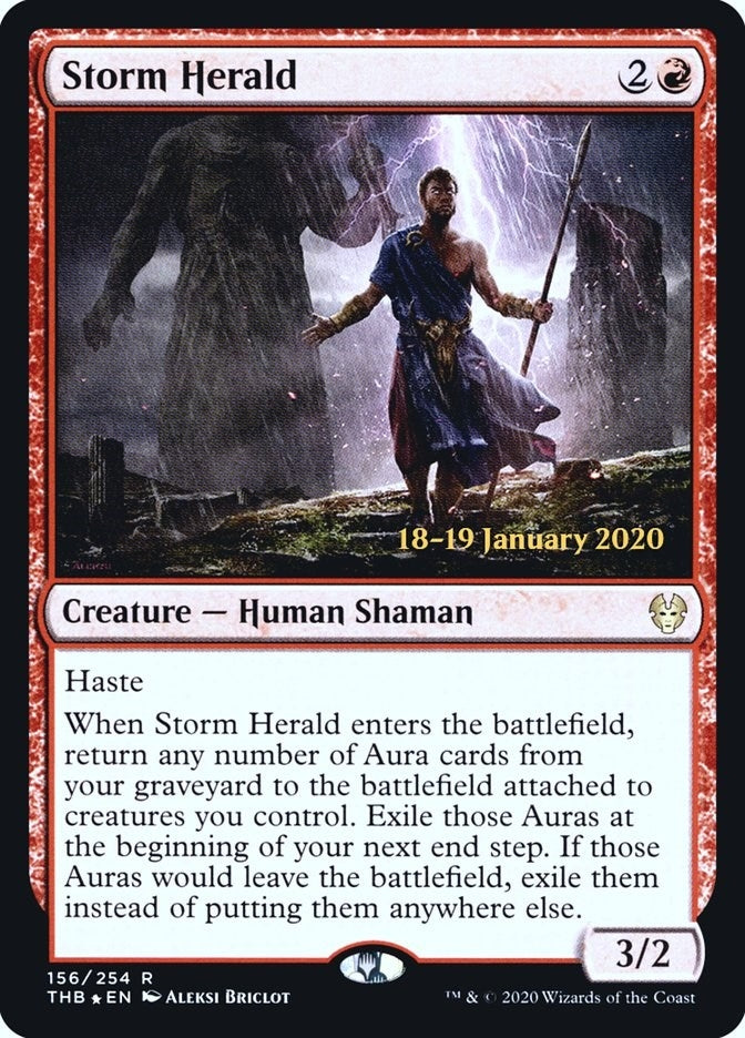 Image for Storm Herald (156) [Prerelease Cards] - Magic: The Gathering
