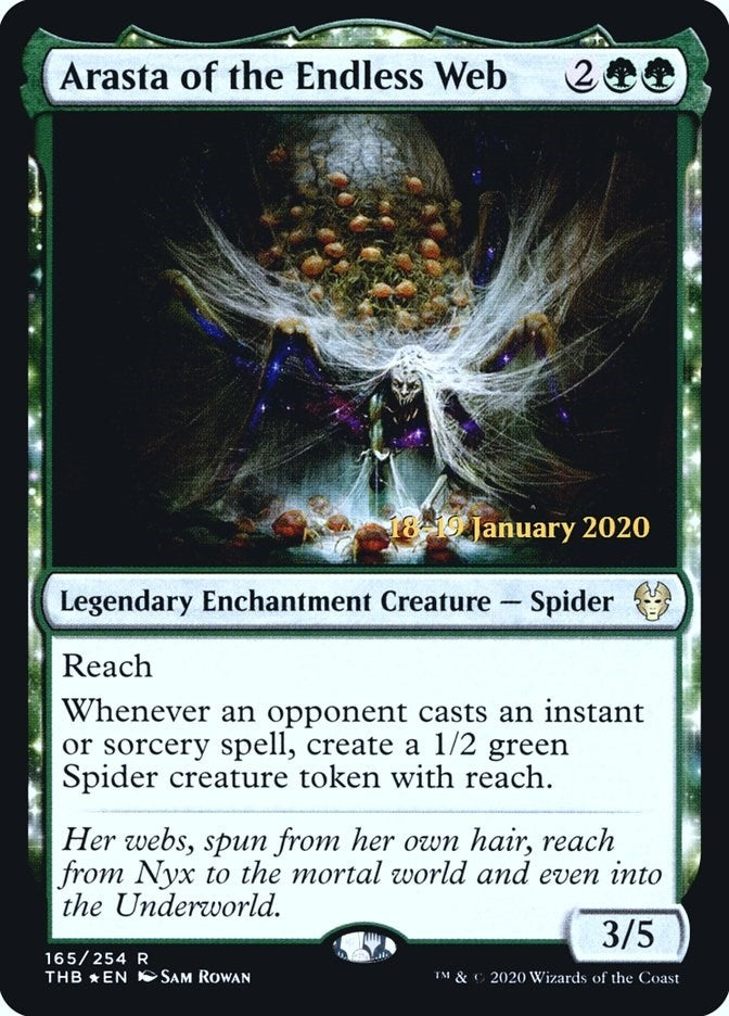Image for Arasta of the Endless Web (165) [Prerelease Cards] - Magic: The Gathering