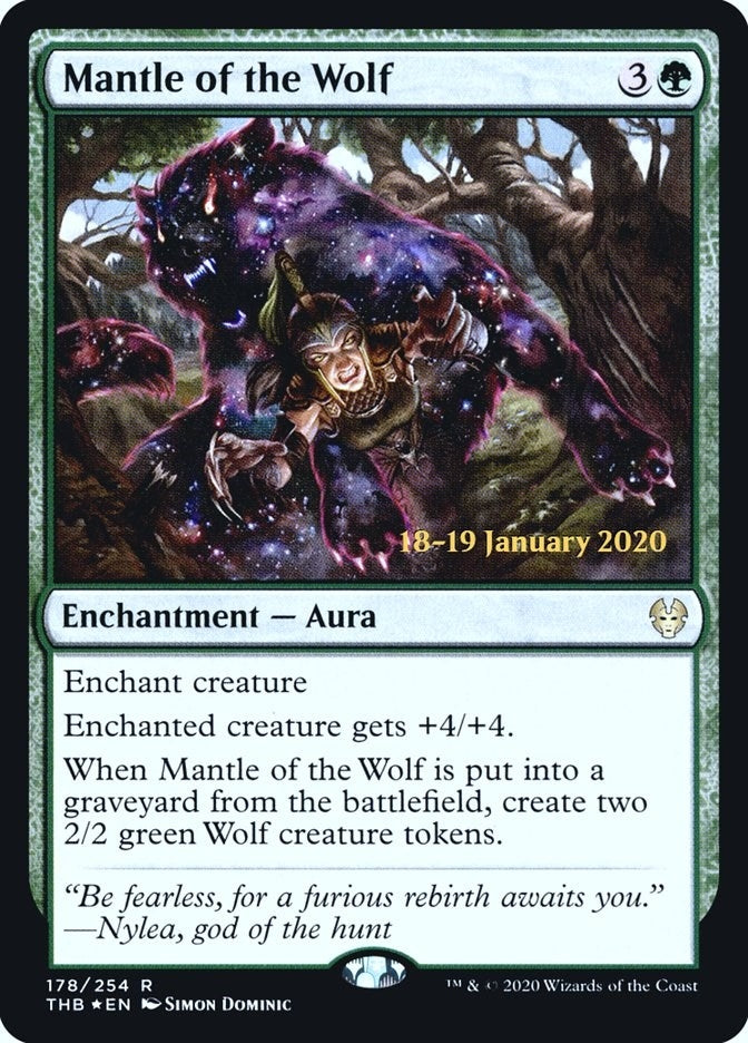 Image for Mantle of the Wolf (178) [Prerelease Cards] - Magic: The Gathering