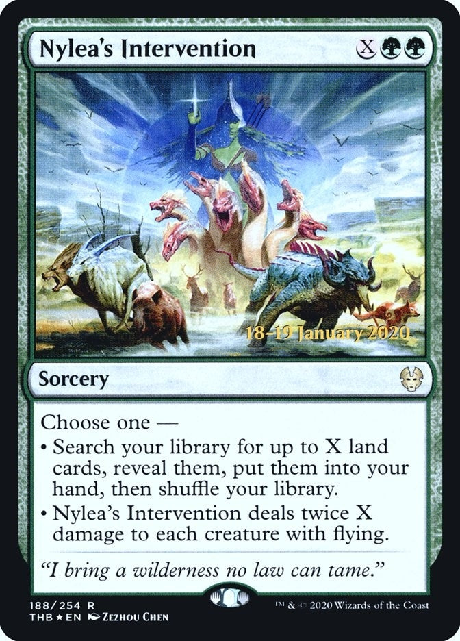 Image for Nylea's Intervention (188) [Prerelease Cards] - Magic: The Gathering
