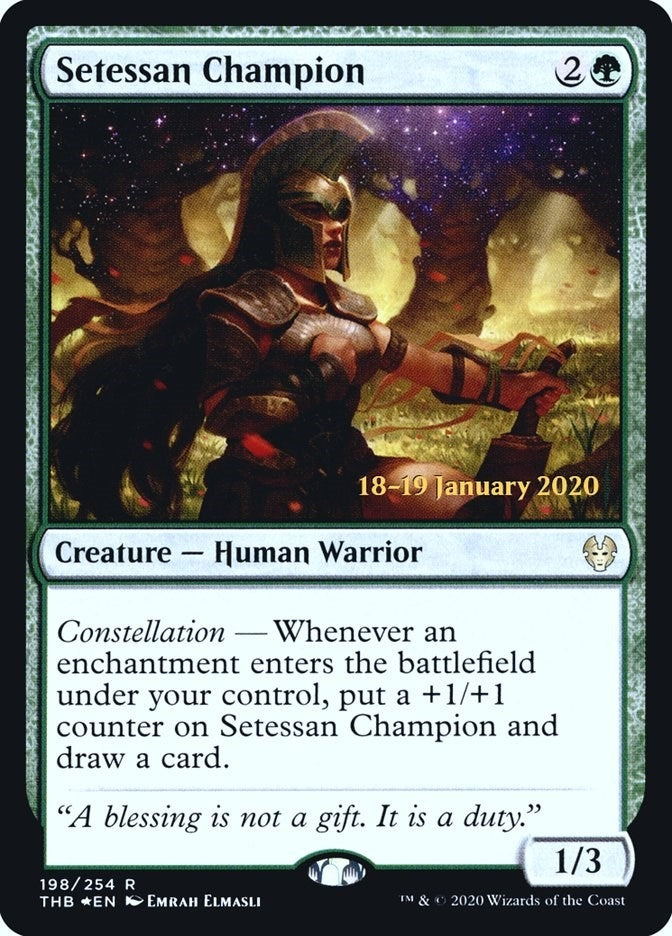 Image for Setessan Champion (198) [Prerelease Cards] - Magic: The Gathering