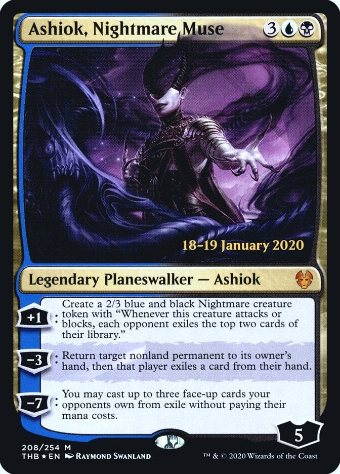 Image for Ashiok, Nightmare Muse (208) [Prerelease Cards] - Magic: The Gathering