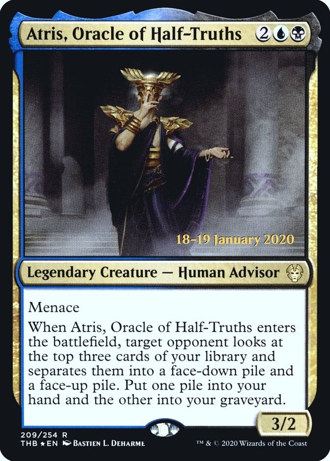 Image for Atris, Oracle of Half-Truths (209) [Prerelease Cards] - Magic: The Gathering