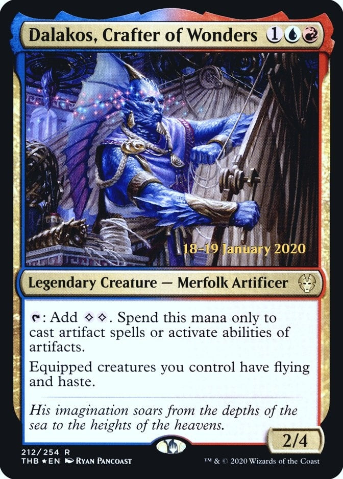 Image for Dalakos, Crafter of Wonders (212) [Prerelease Cards] - Magic: The Gathering